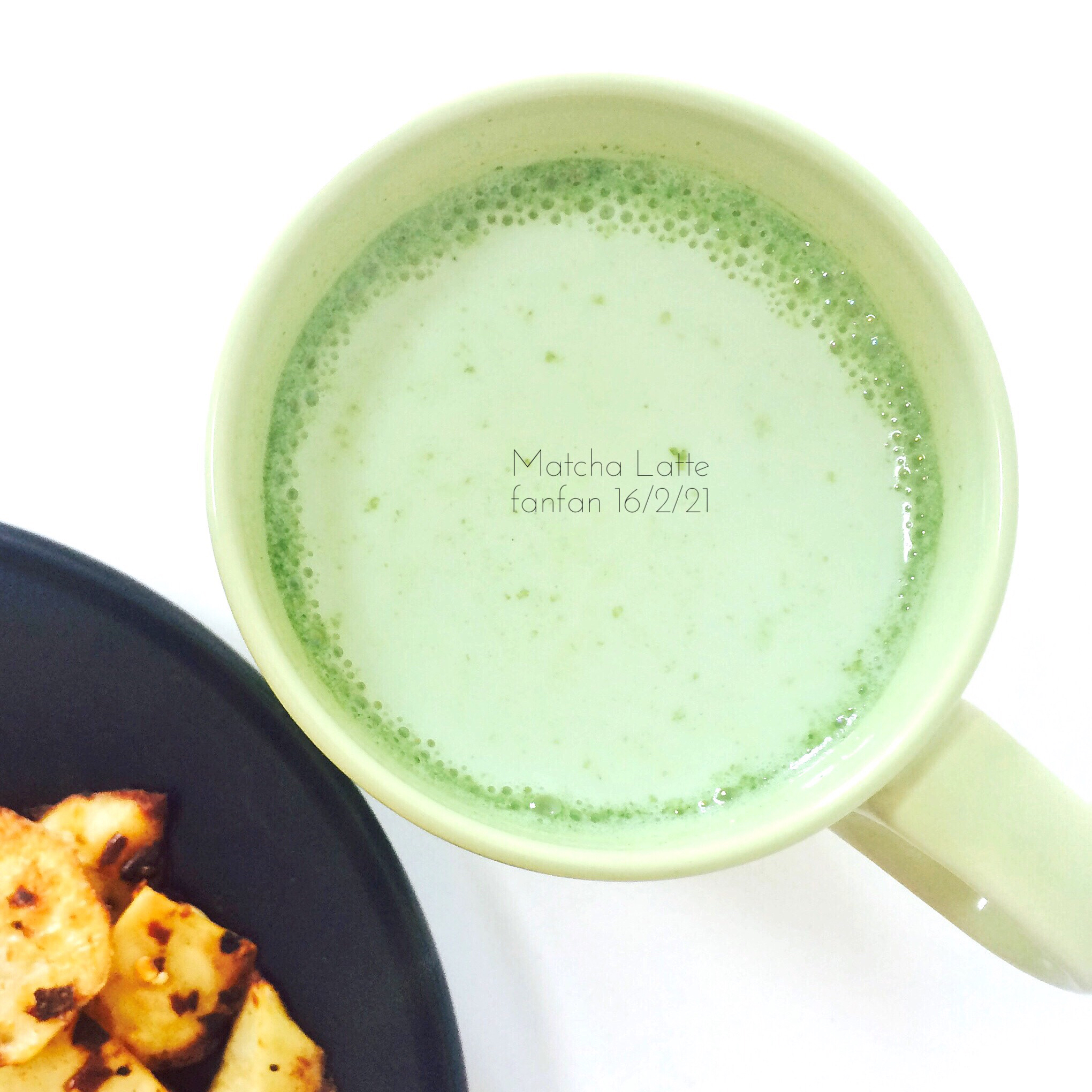 成熟口味抹茶拿铁