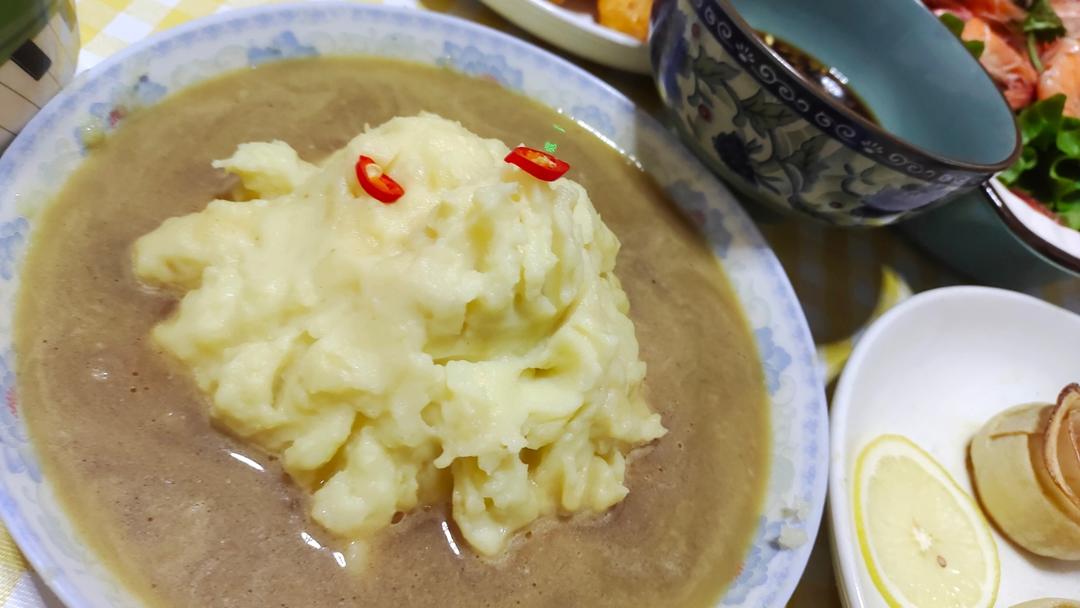 结婚纪念日之鸡汁土豆泥