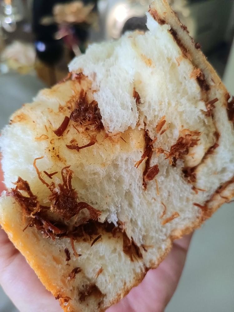 香葱肉松吐司~VS~🍫巧克力酱吐司🍫