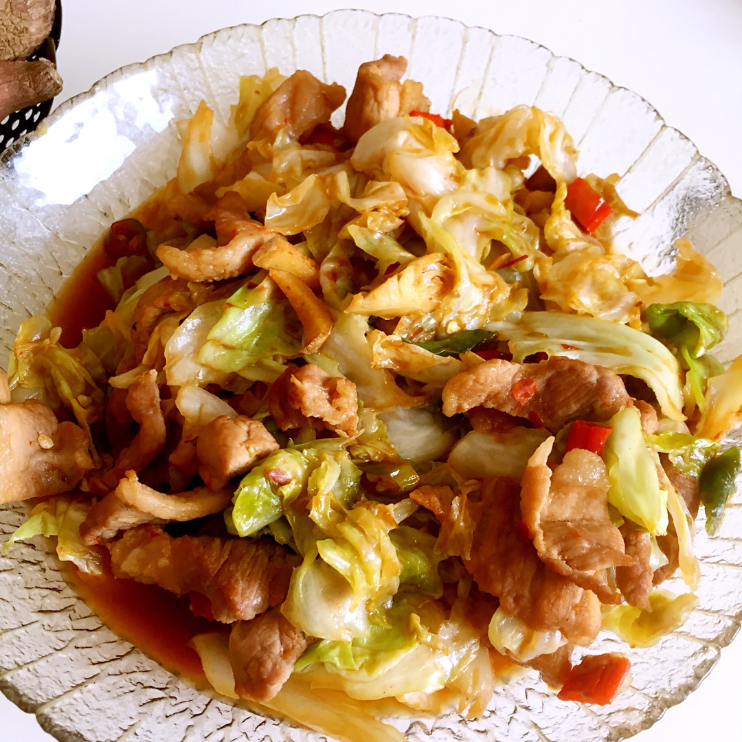 莲白盐煎肉的全部作品