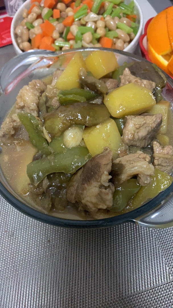 土豆炖茄子