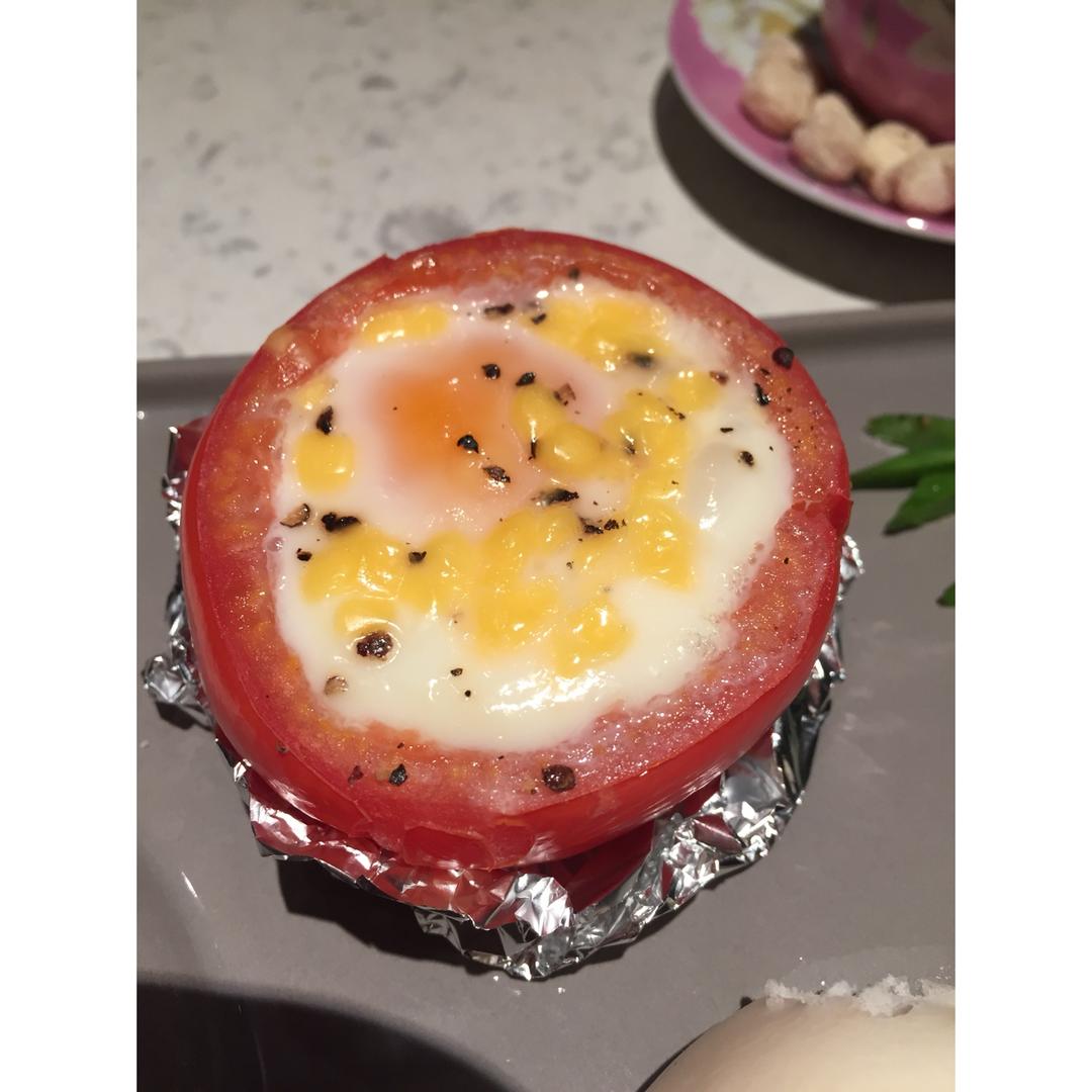 番茄鸡蛋杯（早餐鸡蛋杯升级版，彩椒鸡蛋杯姊妹篇）