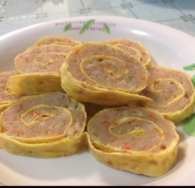 鸡蛋猪肉卷