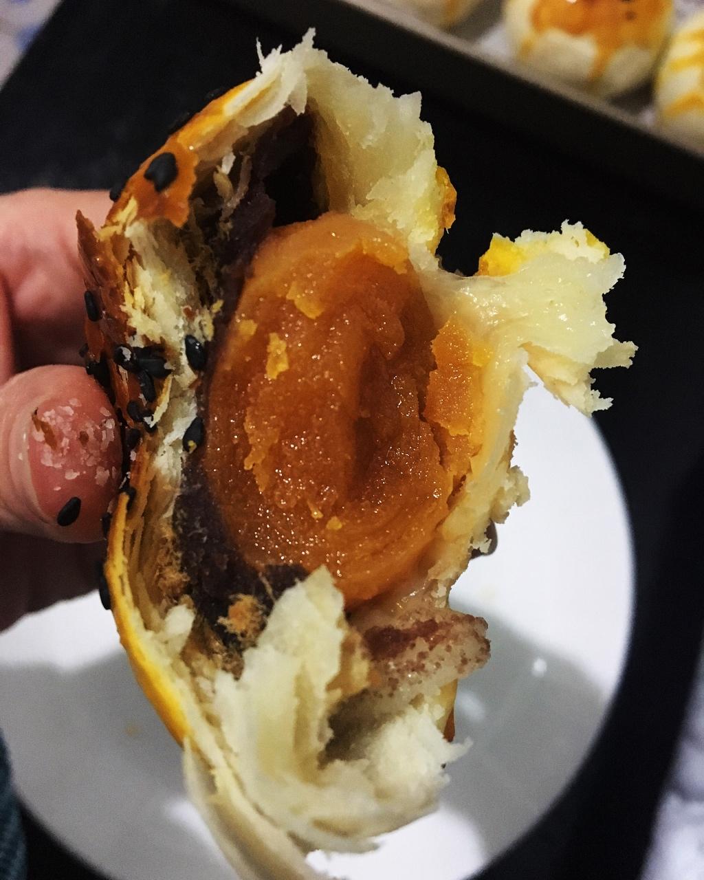 肉松麻薯蛋黄酥💕