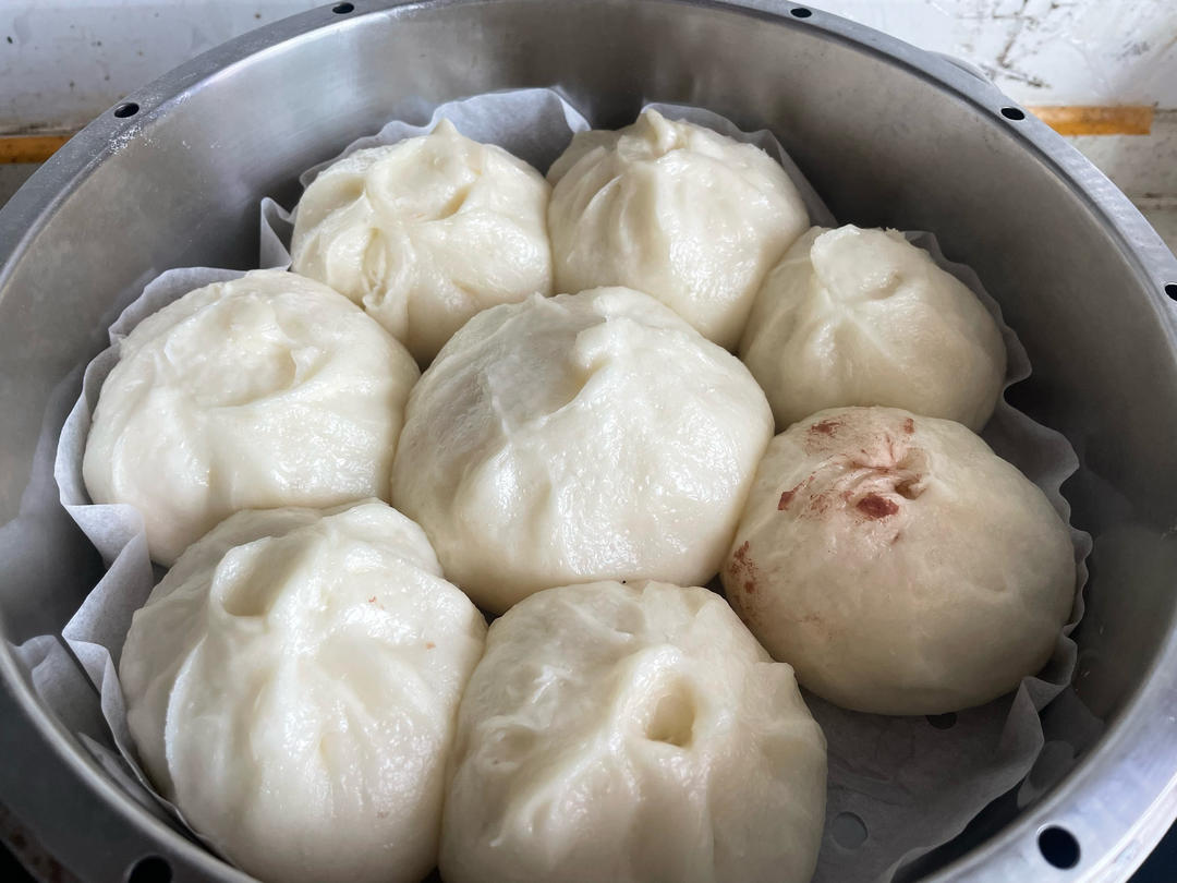 软乎乎的豆沙包