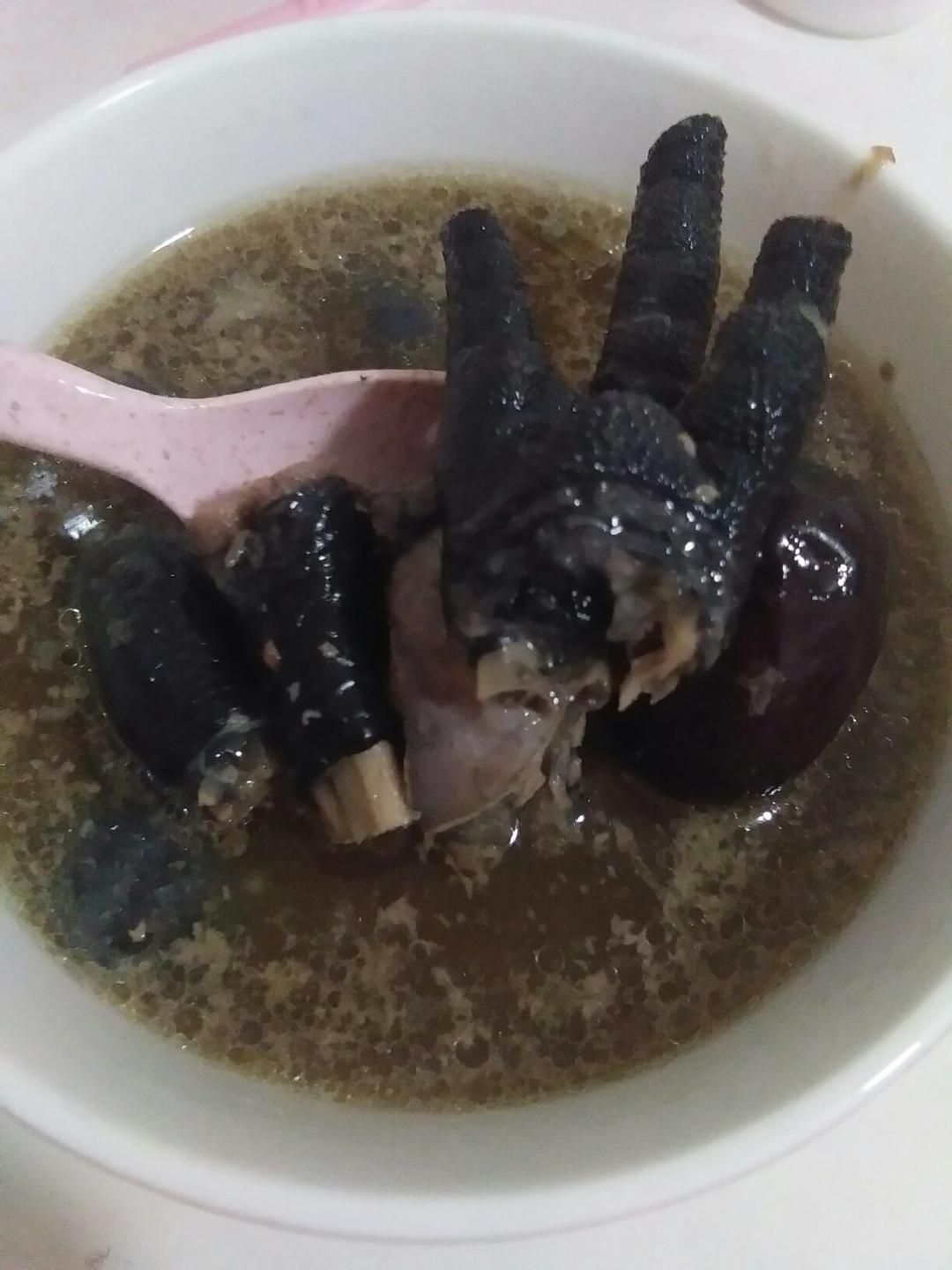 老火靓汤--阿胶炖鸡