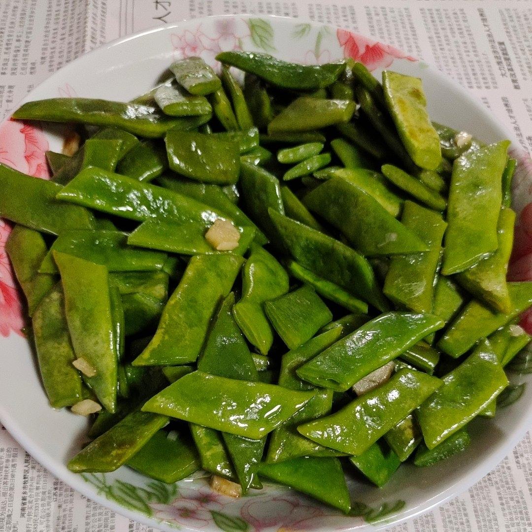 简单清爽快手菜【蒜香刀豆】