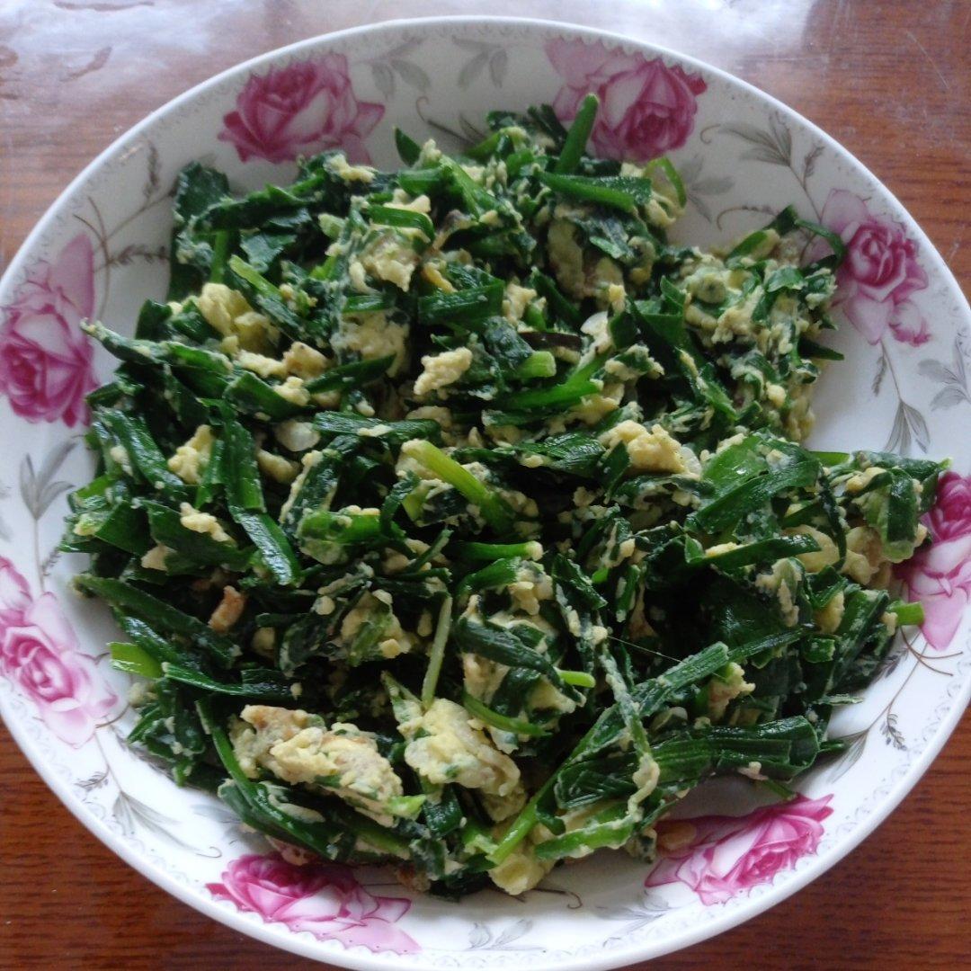 简单到极点的韭菜炒鸡蛋🥚