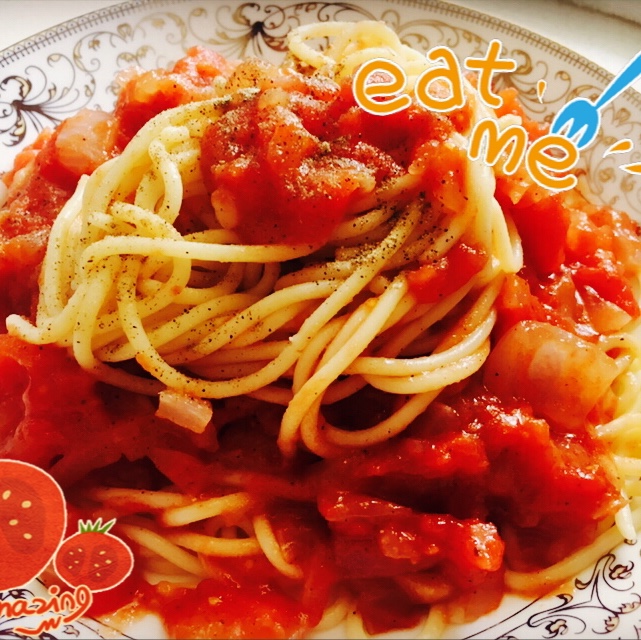 番茄意大利面