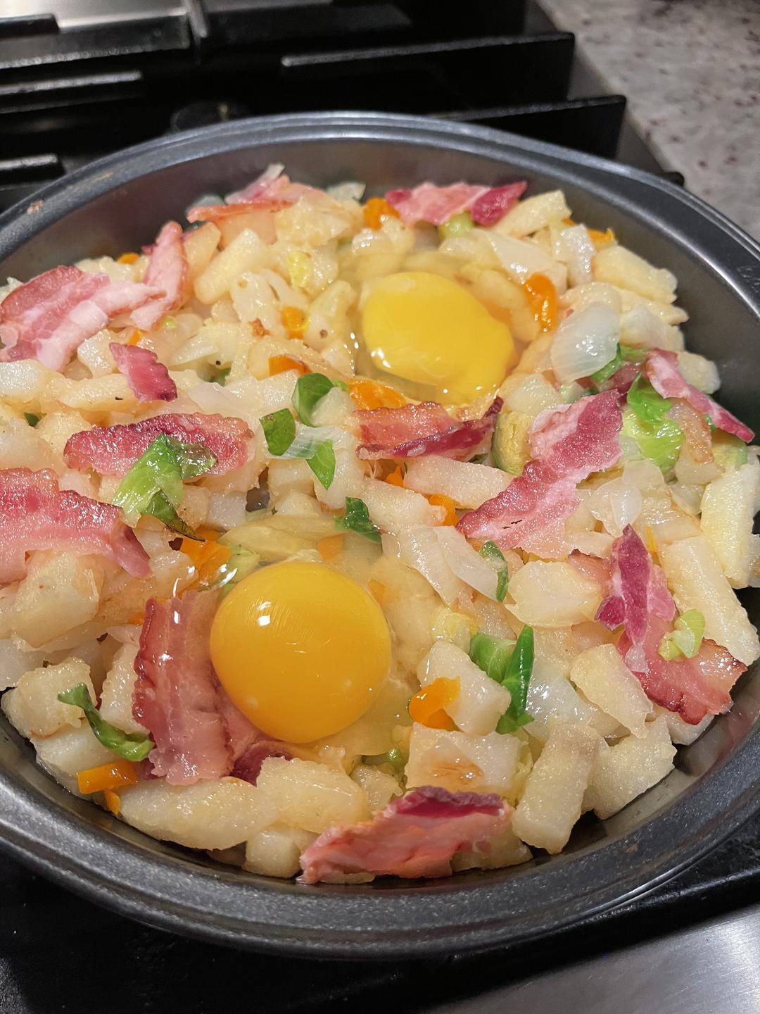 “One Skillet Breakfast” 一锅烩的早餐的做法 步骤6