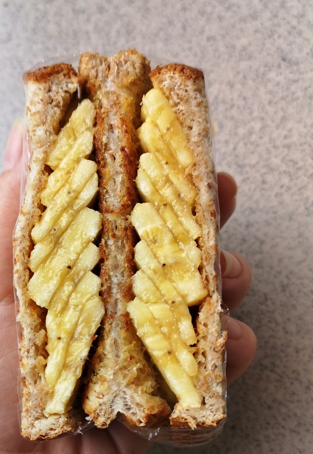 香蕉双享三明治