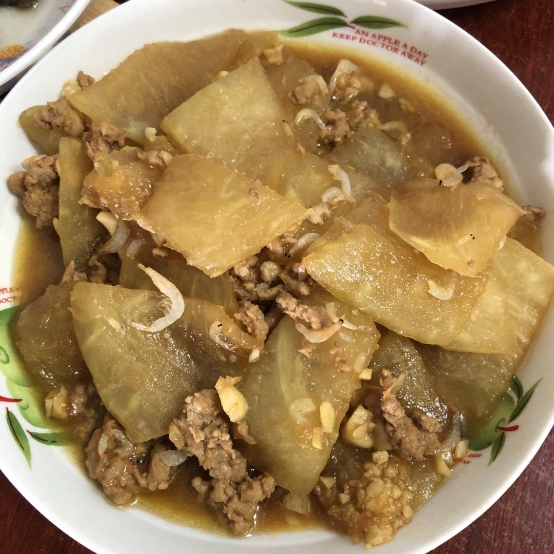 肉末炒冬瓜(超下饭)