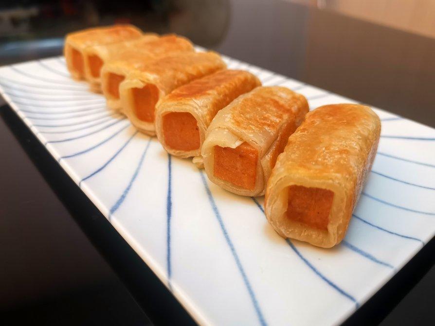 午餐肉酥皮卷