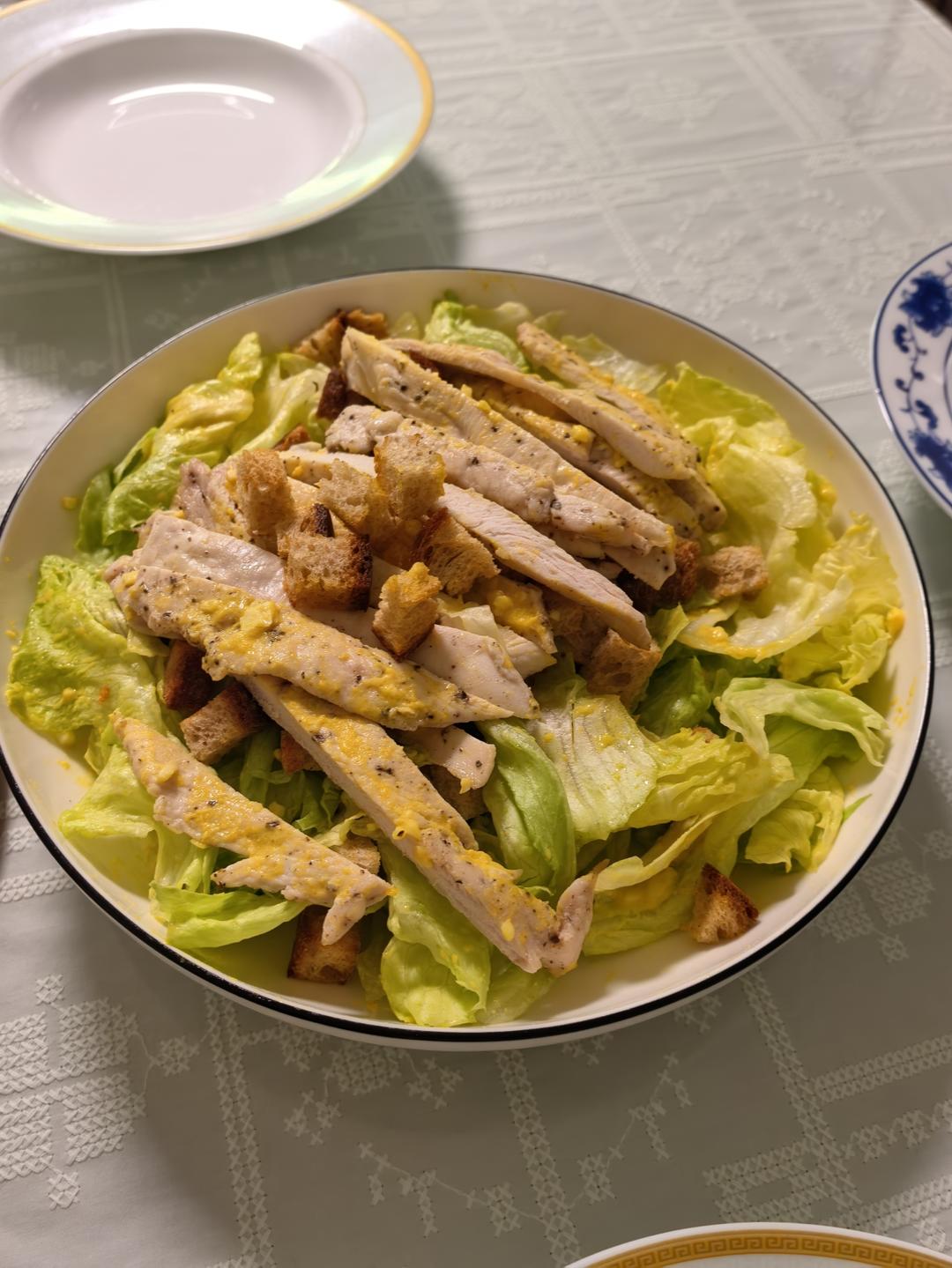【Gordon的家庭烹饪】凯撒鸡肉沙拉