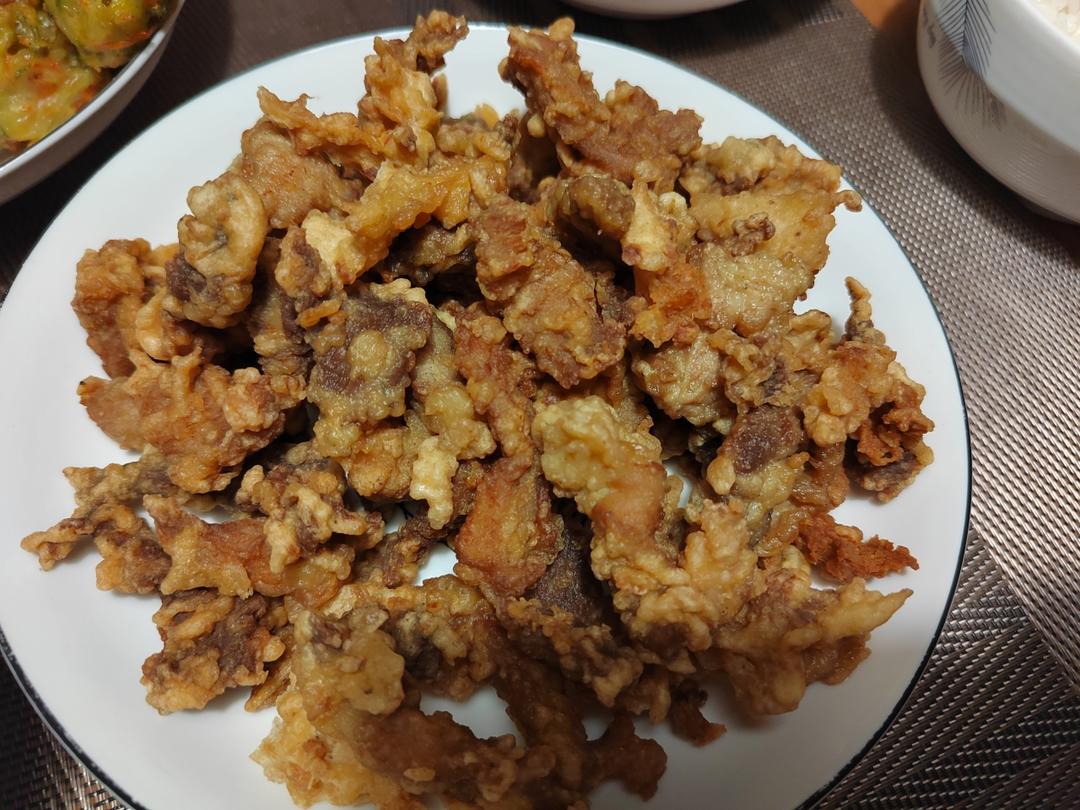 干炸肉段