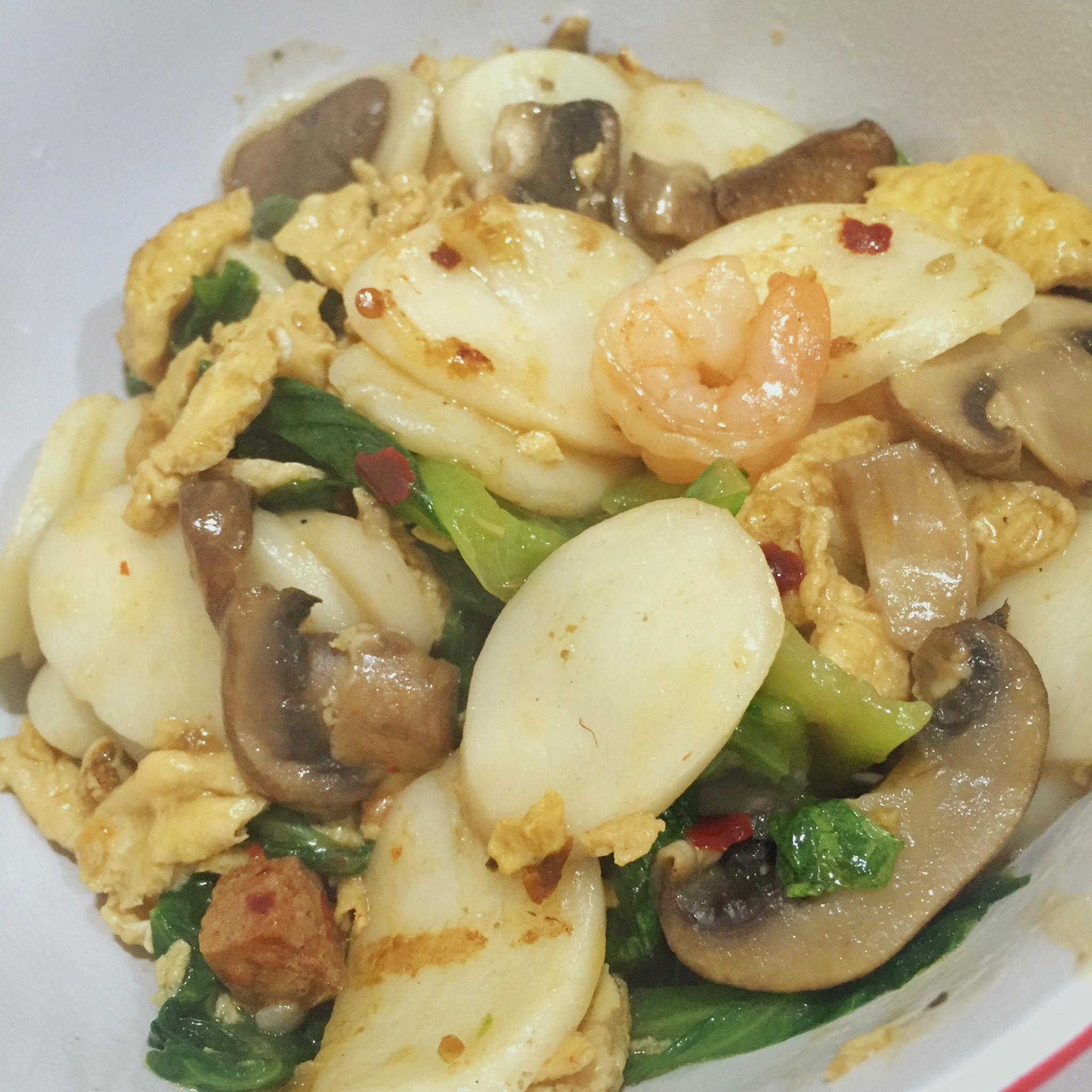 阿阿咸咸好菇凉做的炒年糕