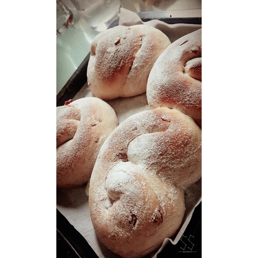 面包店里的常客——蔓越莓奶酪软欧