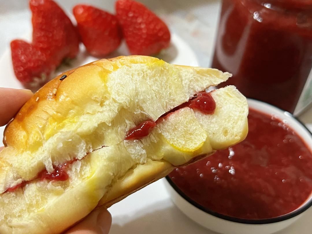 纯奶手撕吐司的做法 步骤1