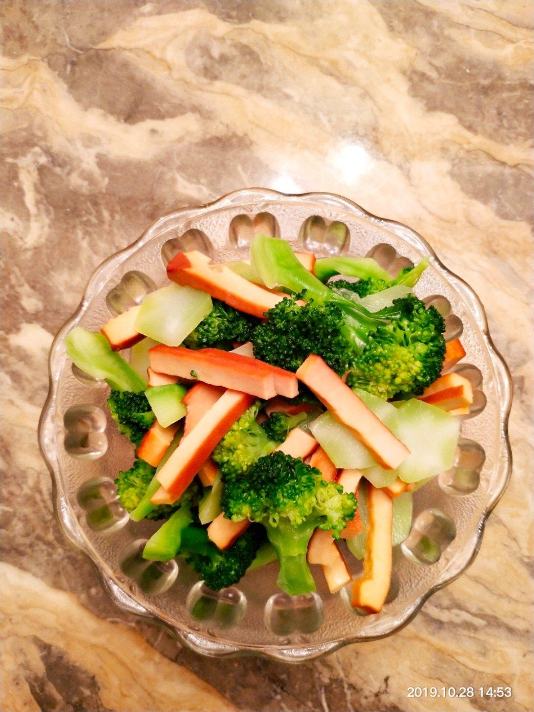 懒人快手凉拌西兰花