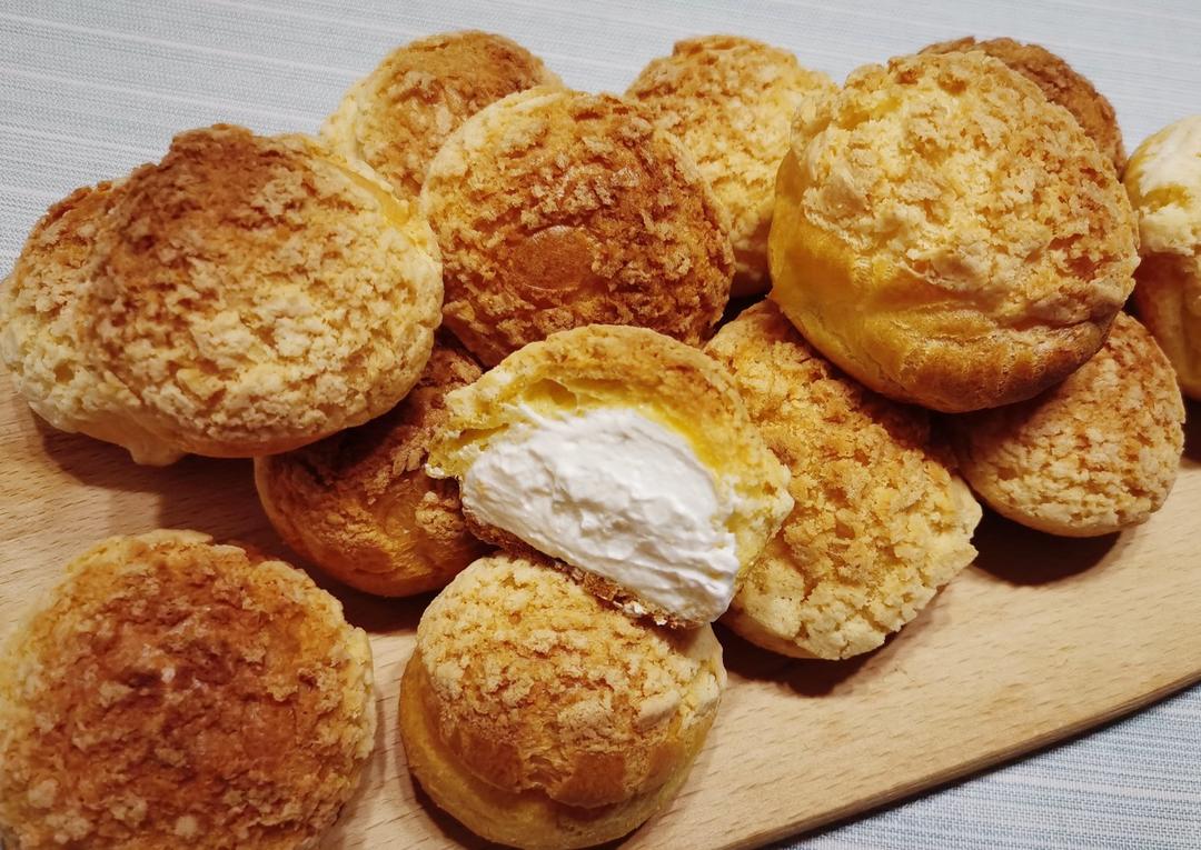 十分美味的酥皮泡芙