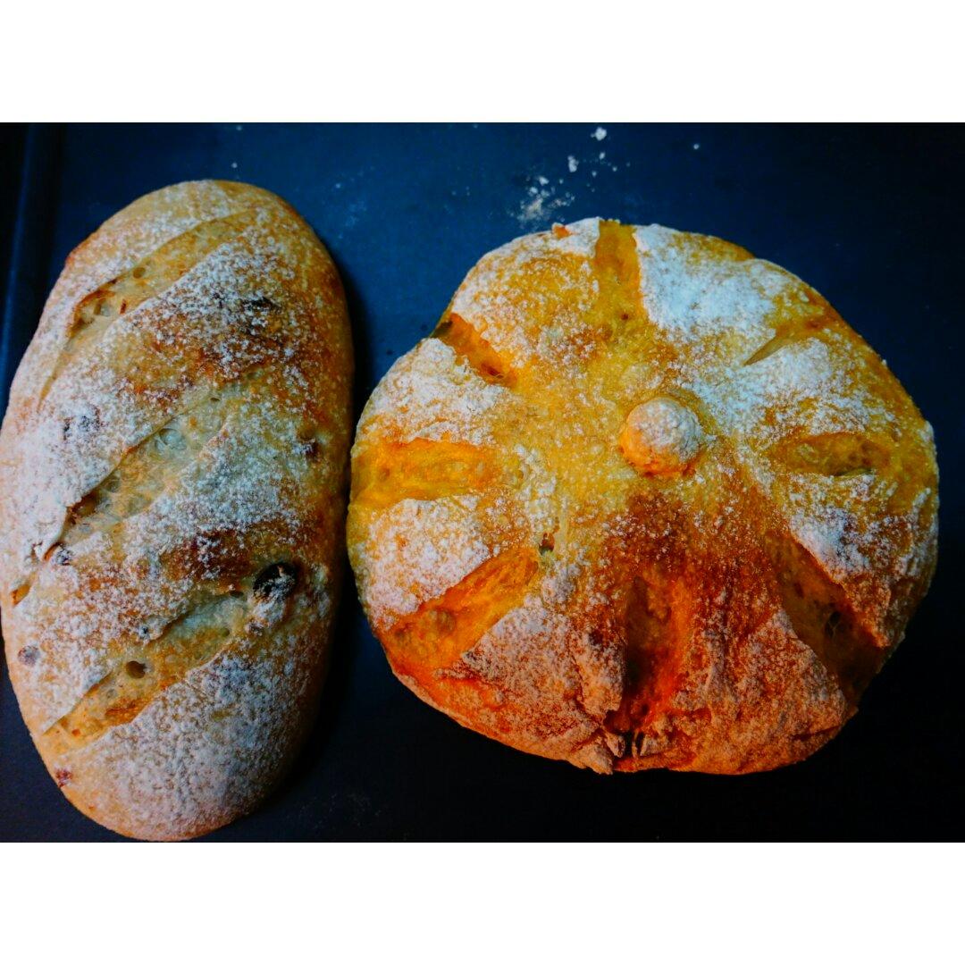 黑啤蔓越莓核桃软欧丨健康·烘焙