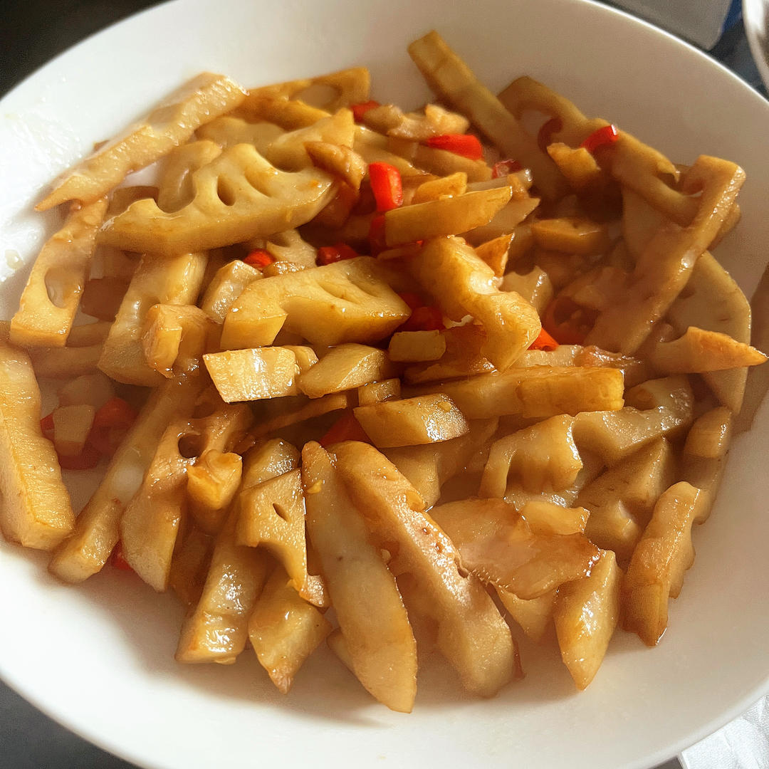 一学就会的【辣炒脆藕】