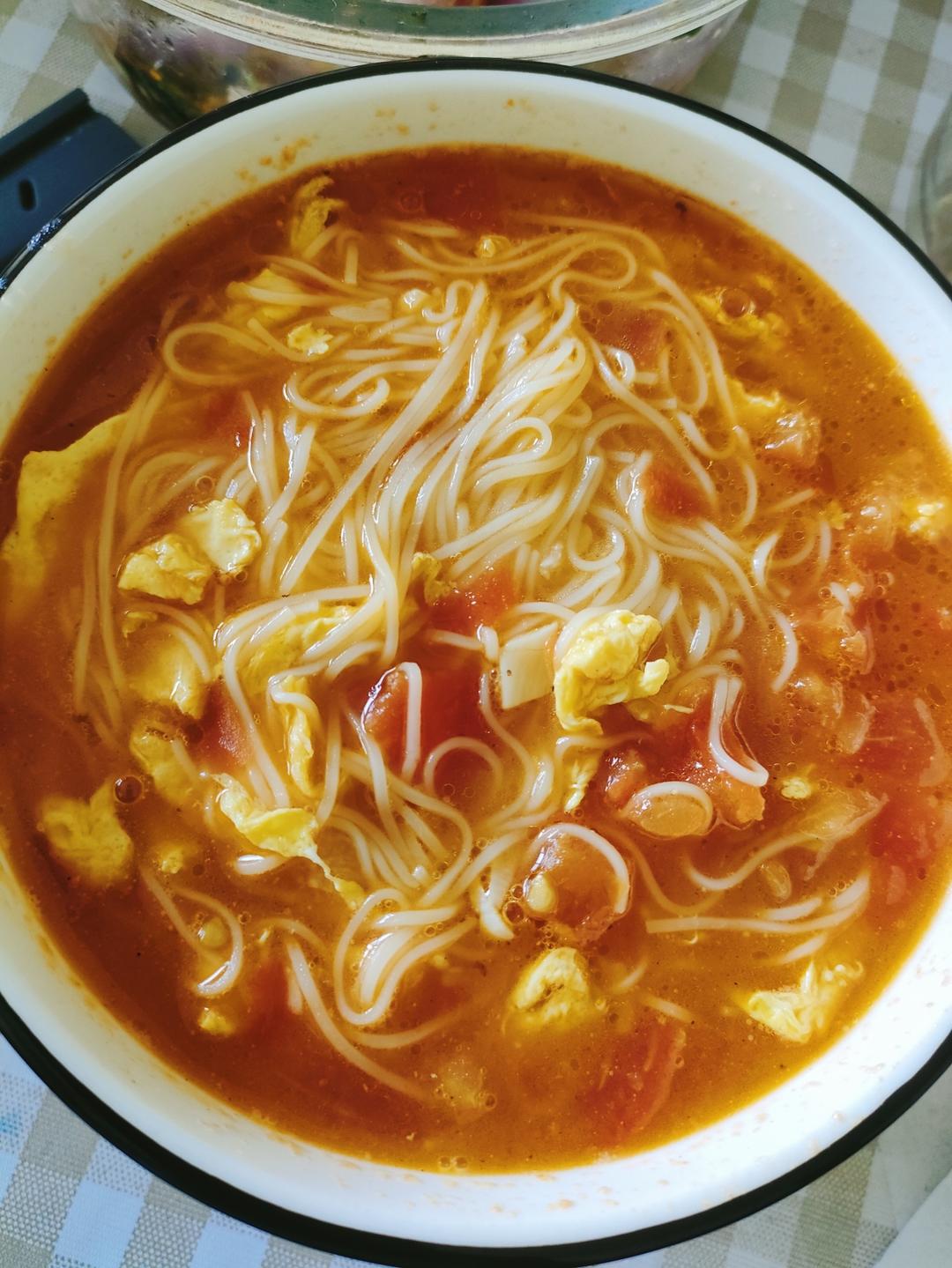 汤都要喝光的西红柿鸡蛋面