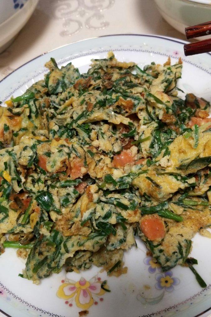 韭菜炒鸡蛋