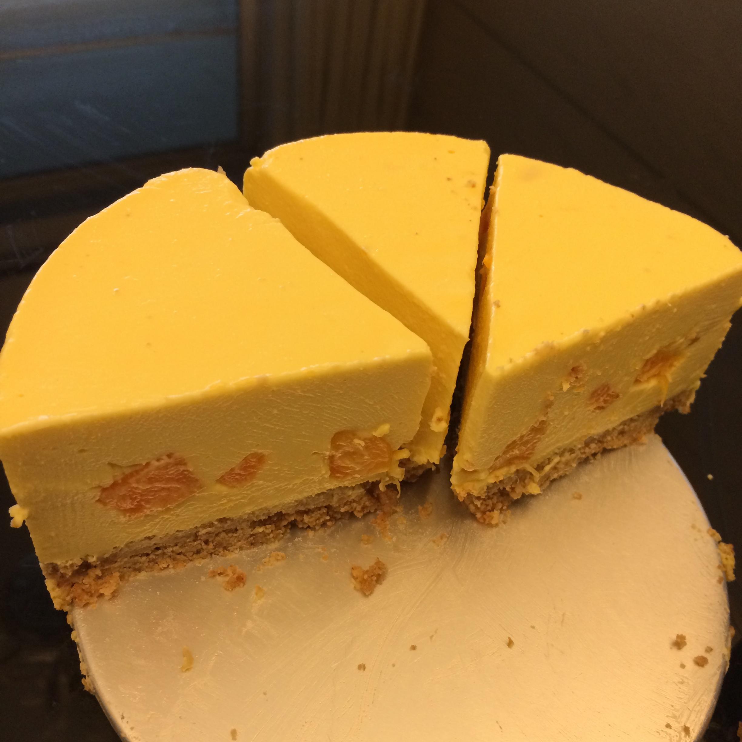 不用烤箱的芒果芝士蛋糕(详细版)的做法