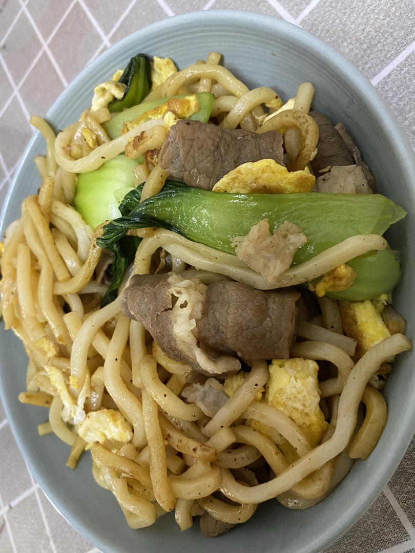 🔥爆好吃的黑椒虾仁炒乌冬面㊙️吃一口就沦陷❗️