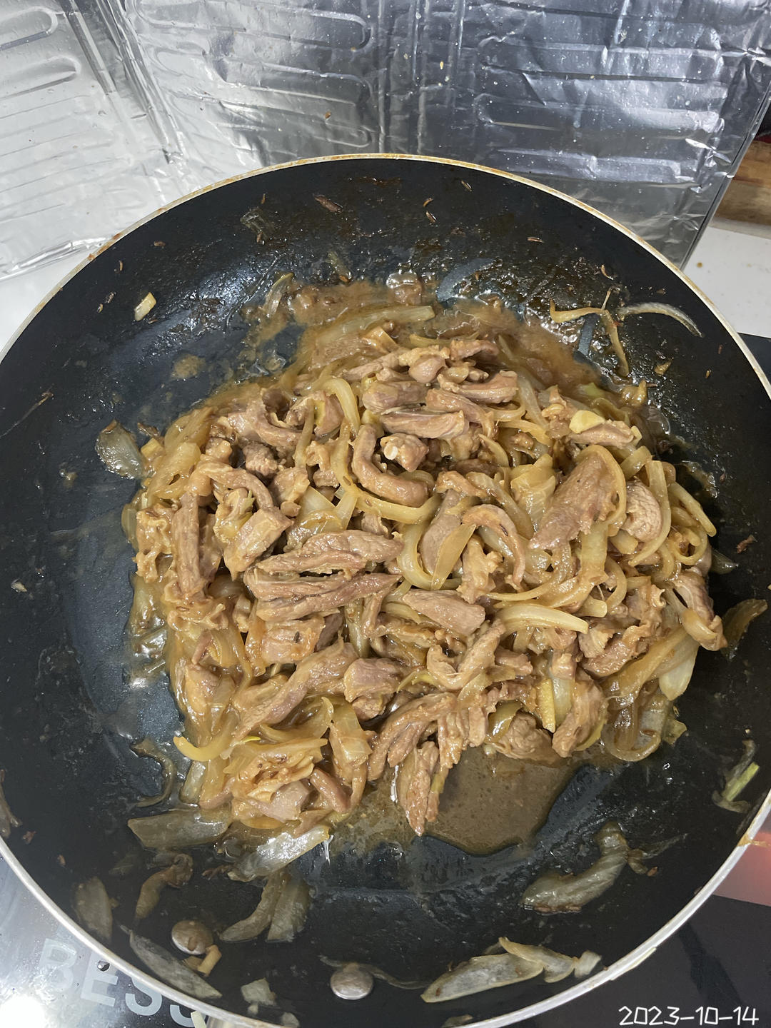 家常孜然洋葱炒羊肉