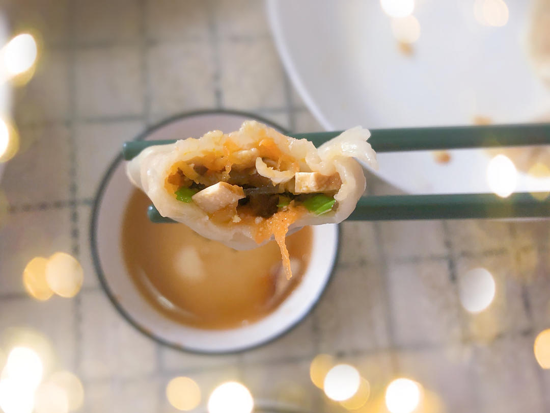 素饺子～好吃的家常素三鲜馅儿饺子