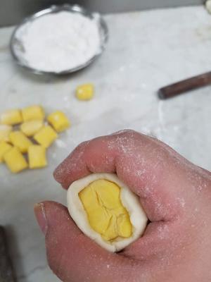 奶黄包（皮料制作）的做法 步骤8
