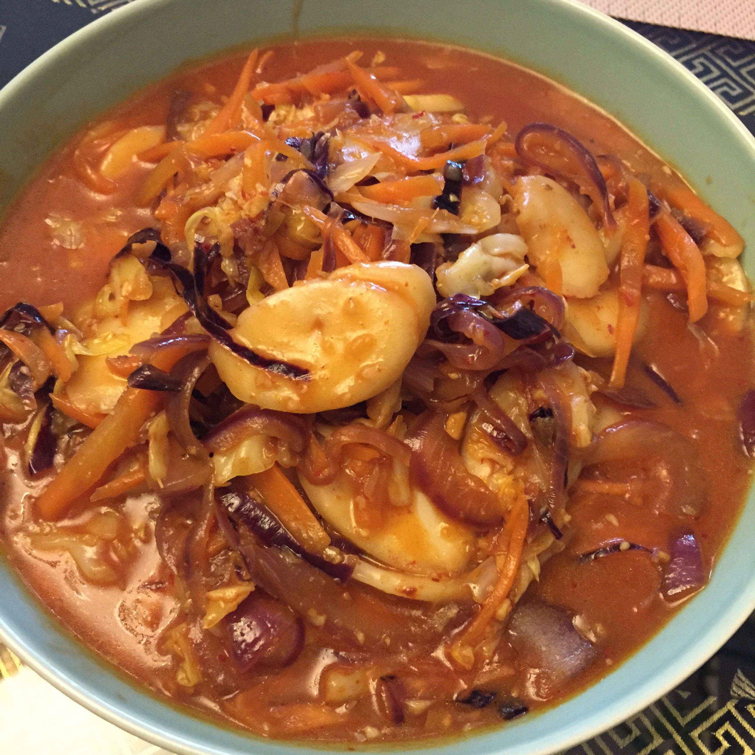 韩式辣炒年糕（or网红芝士套路之芝心年糕）