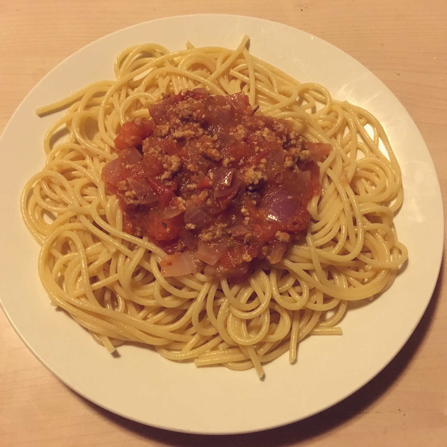 番茄肉酱意大利面