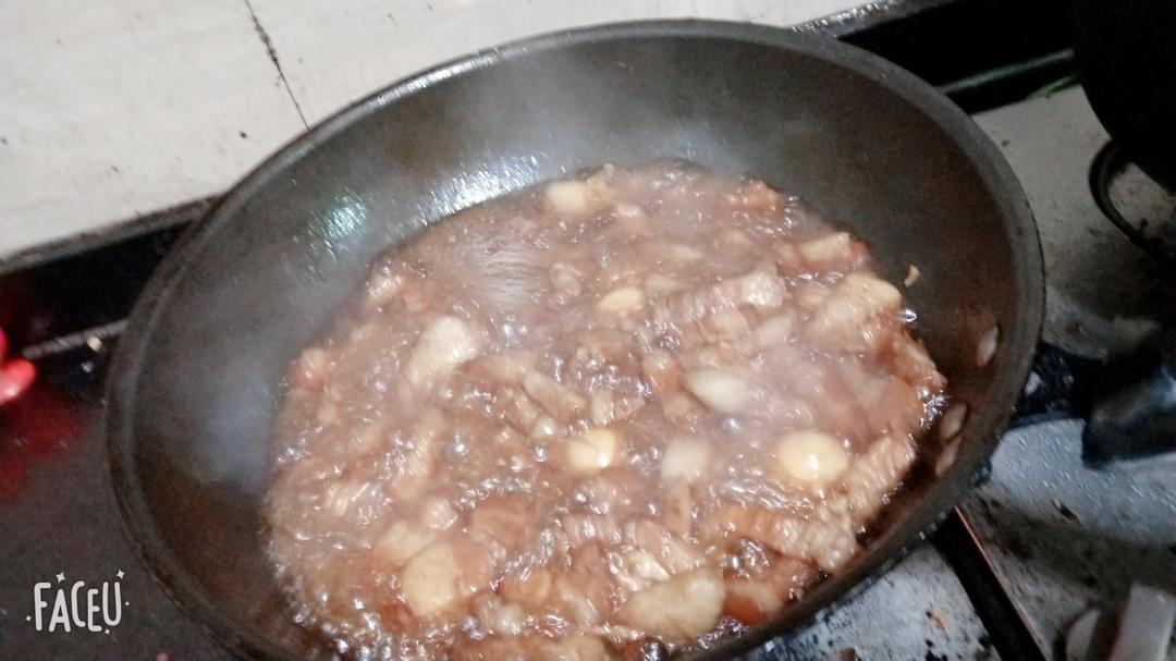 加了鹌鹑蛋后，这盘红烧肉，美味的逆天啦——鹌鹑蛋烧肉（孔瑶食谱）