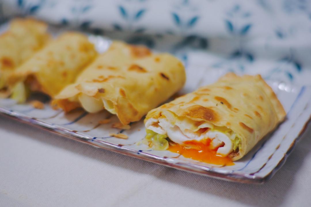 煎饼卷菜