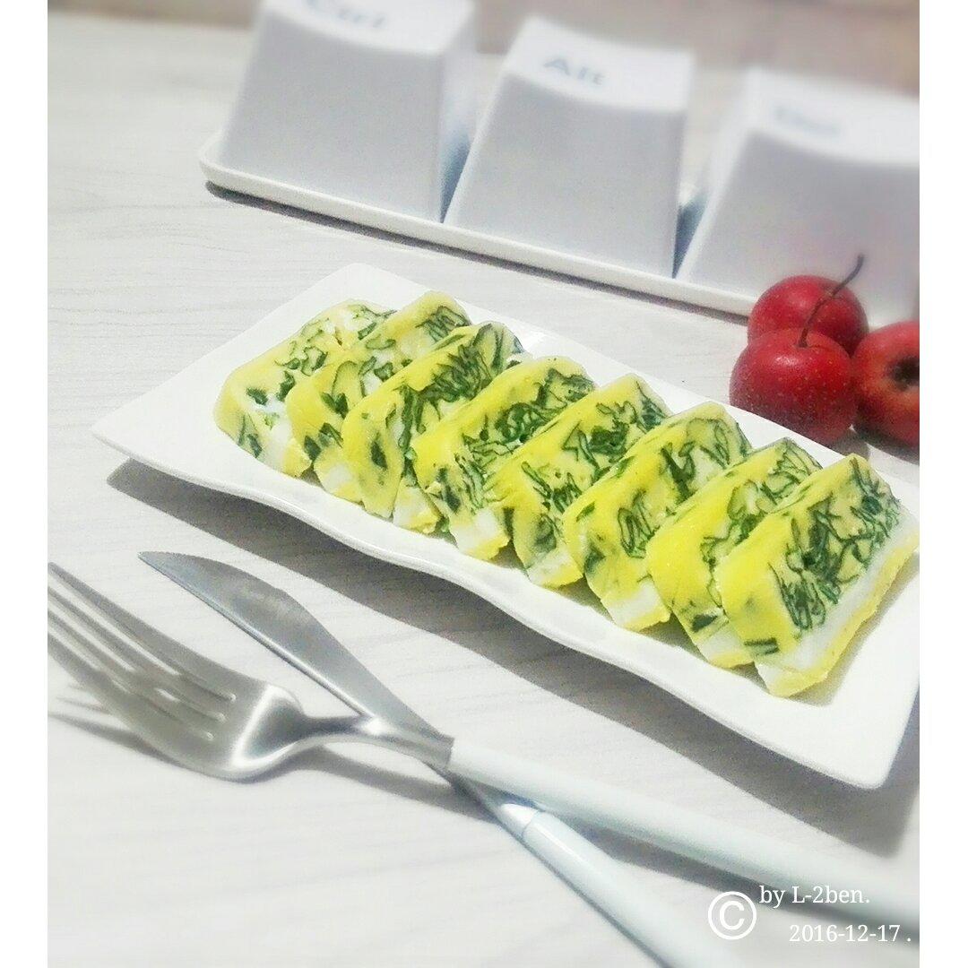 蘸汁菠菜鸡蛋糕——春季养生多吃菠菜