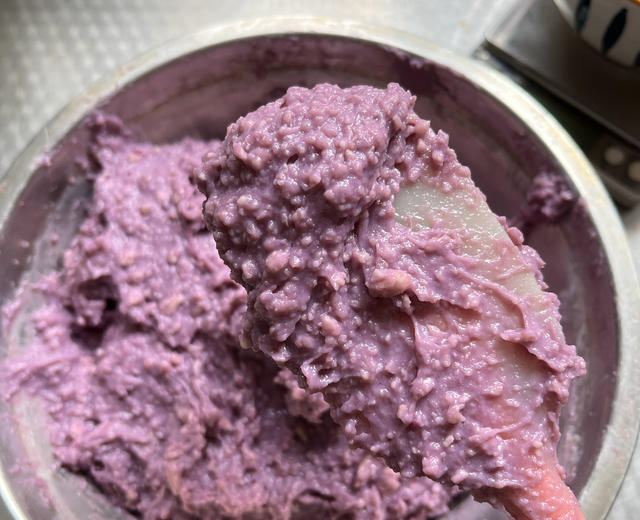 紫薯荔浦芋头泥（快手版）的做法
