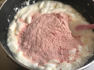 草莓牛轧糖的做法 步骤4