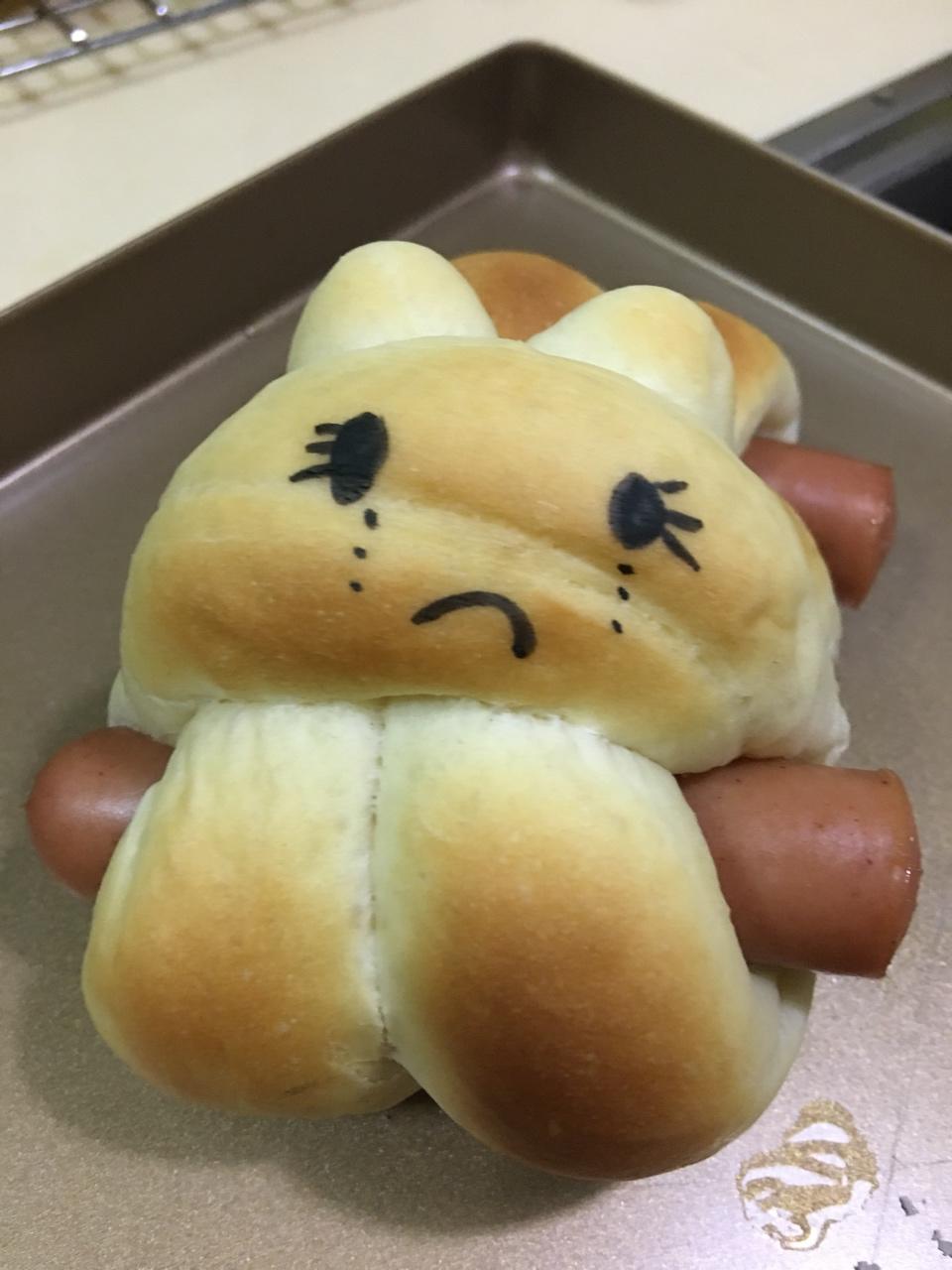 rebecca7342做的兔子面包