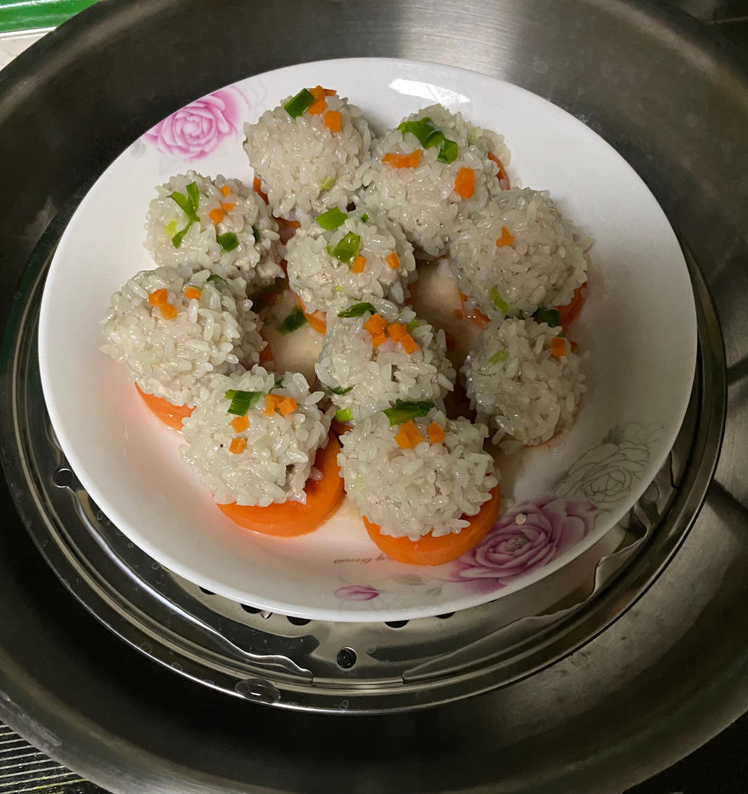 蒸糯米丸子