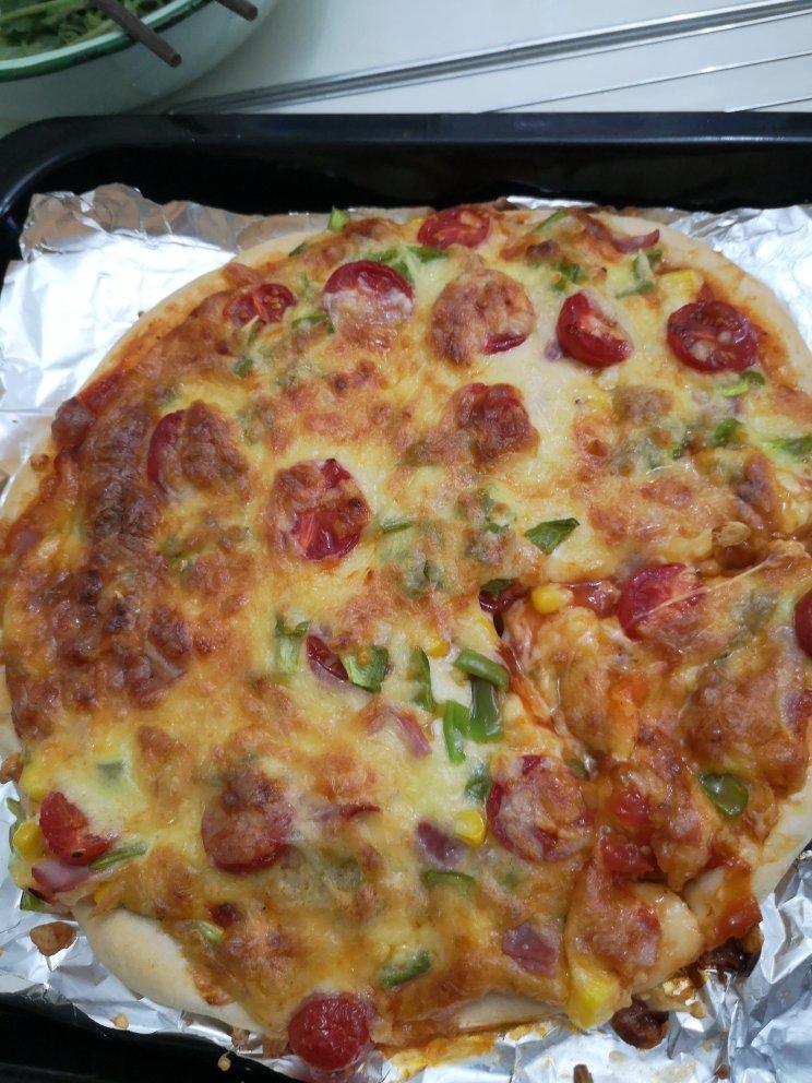 金枪鱼火腿pizza