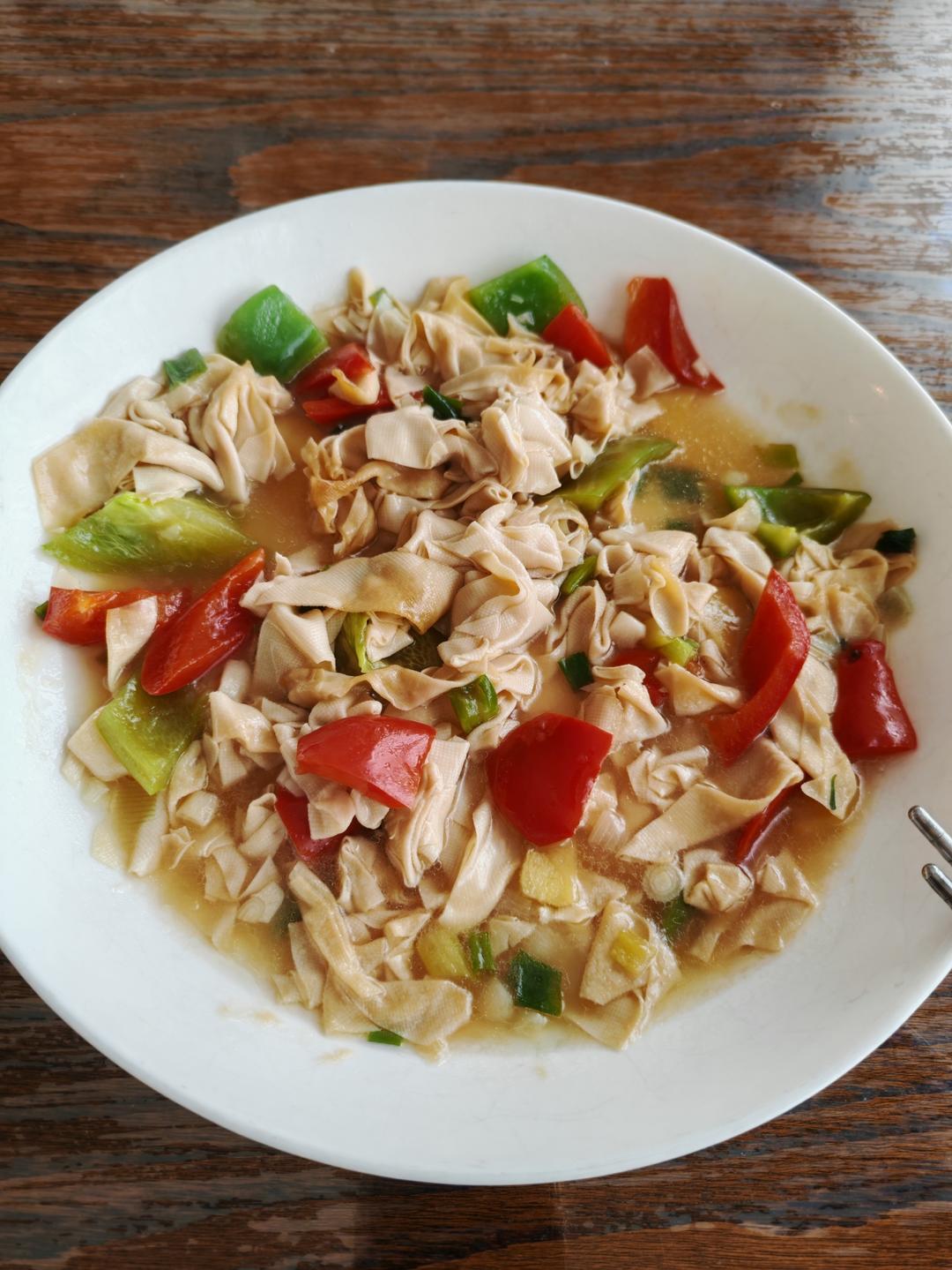 尖椒干豆腐