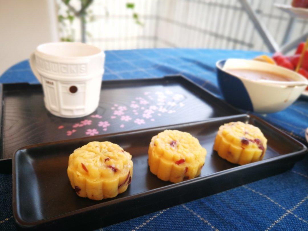 蔓越莓绿豆糕