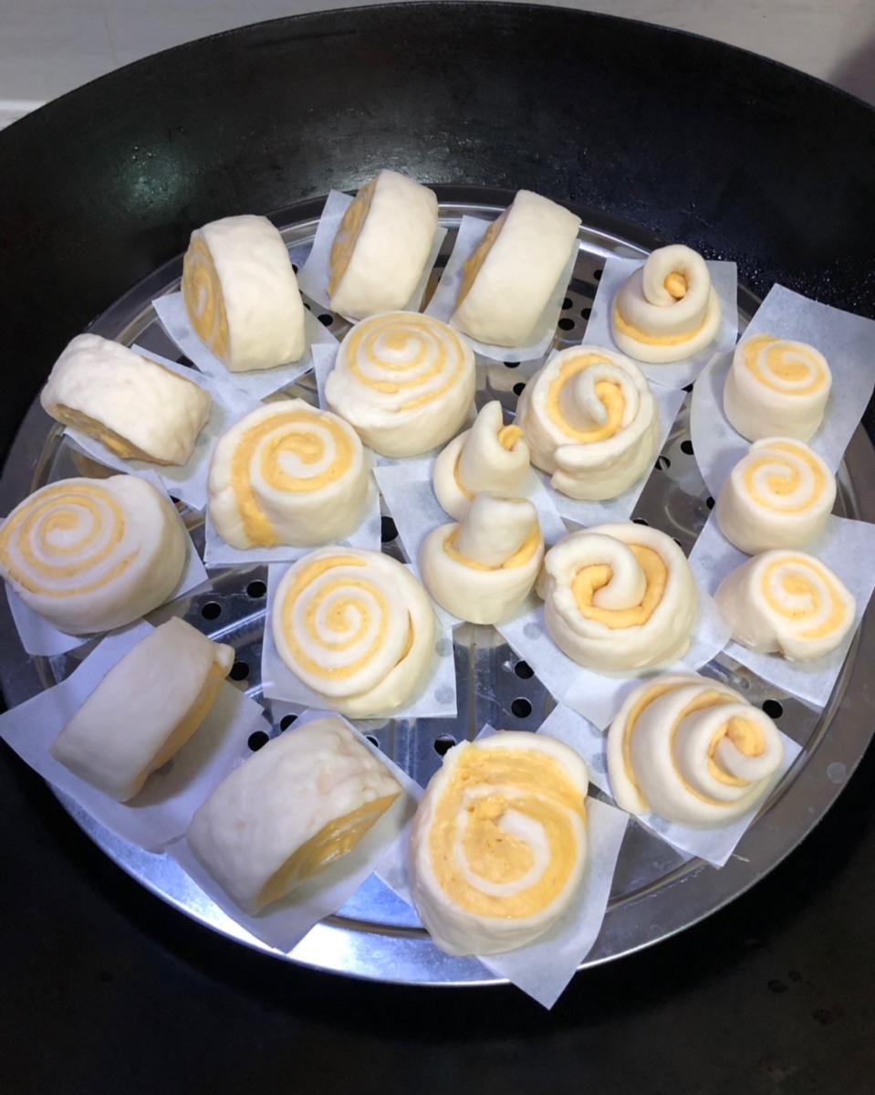 双色刀切南瓜馒头（详细版零失败）