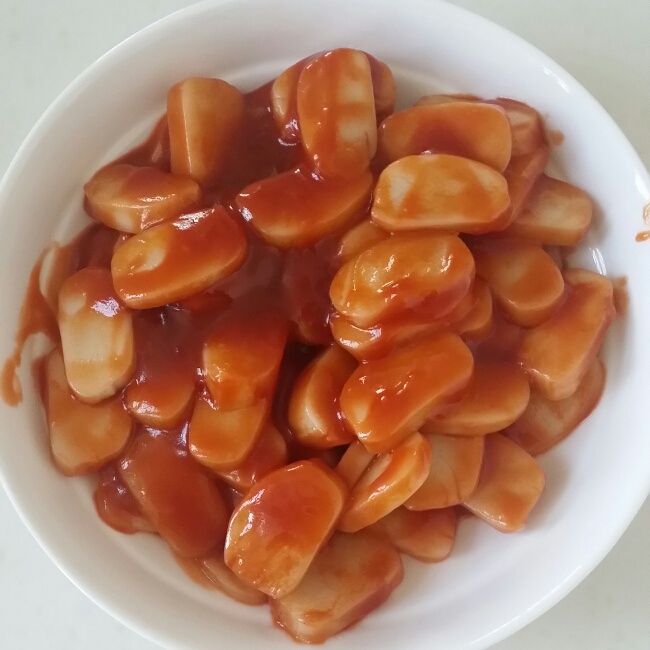 水泪滴-1做的番茄酱年糕.