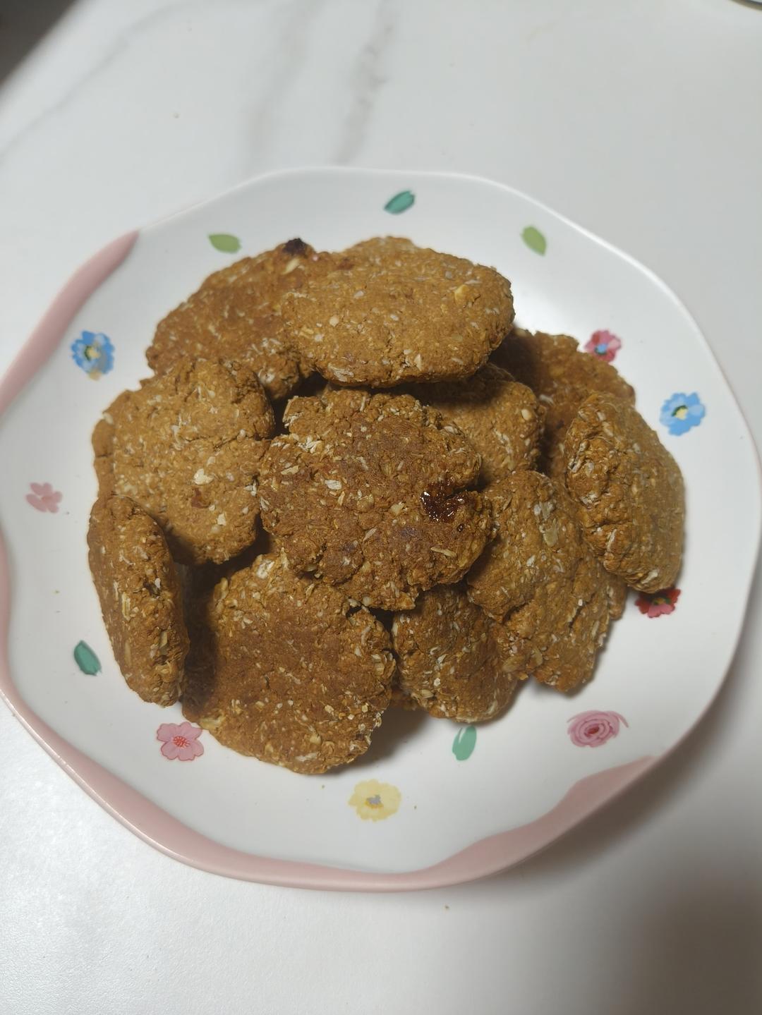健康椰子油黑糖燕麦高纤饼干【轻卡小食】