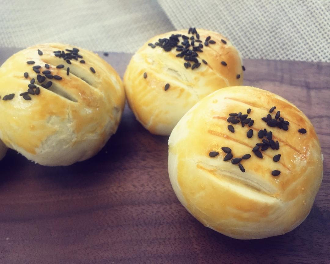 豆沙芝麻酥的做法