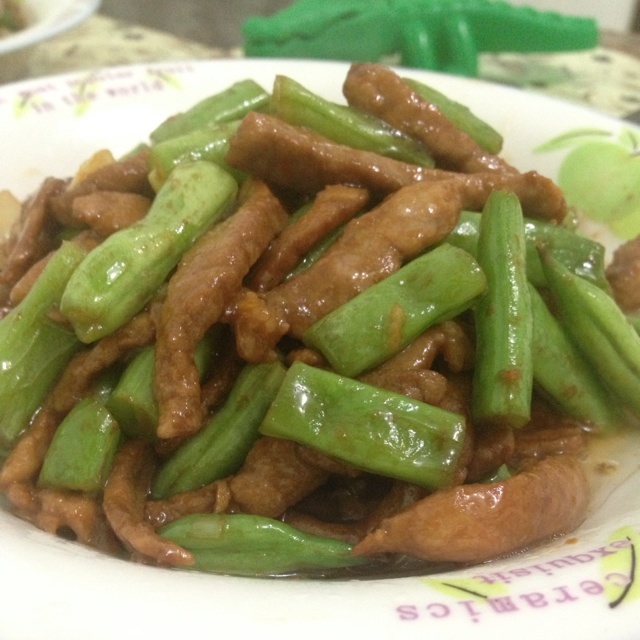 四季豆炒肉